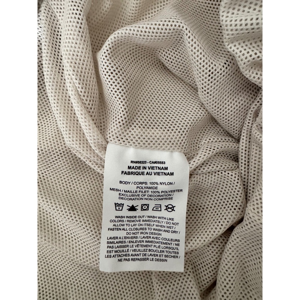 Nike High‎ Rise Full Length Pants Standard Fit Womens Beige Size M - Picture 10 of 11